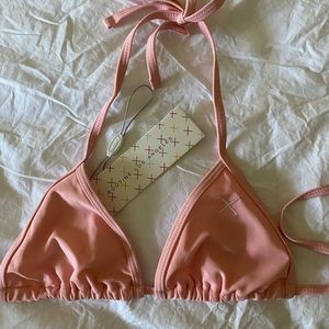 BoutineLA Bikini Top in Guava